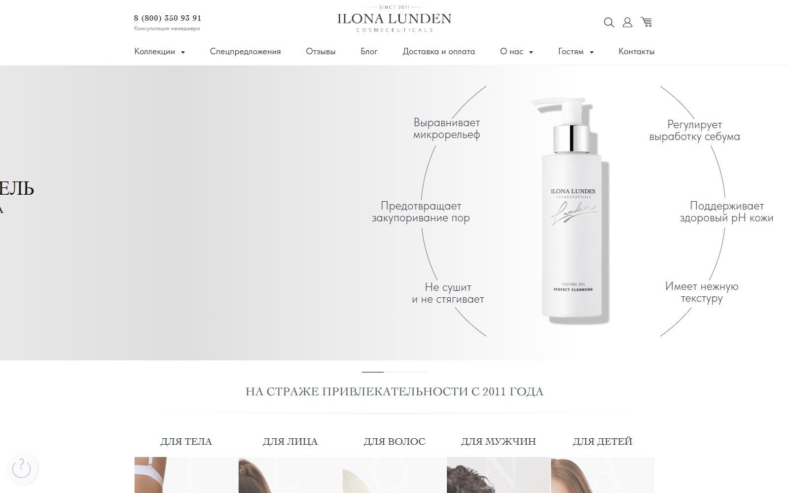 Ilona Lunden Cosmeceuticals — кейс Дома Маркетинга